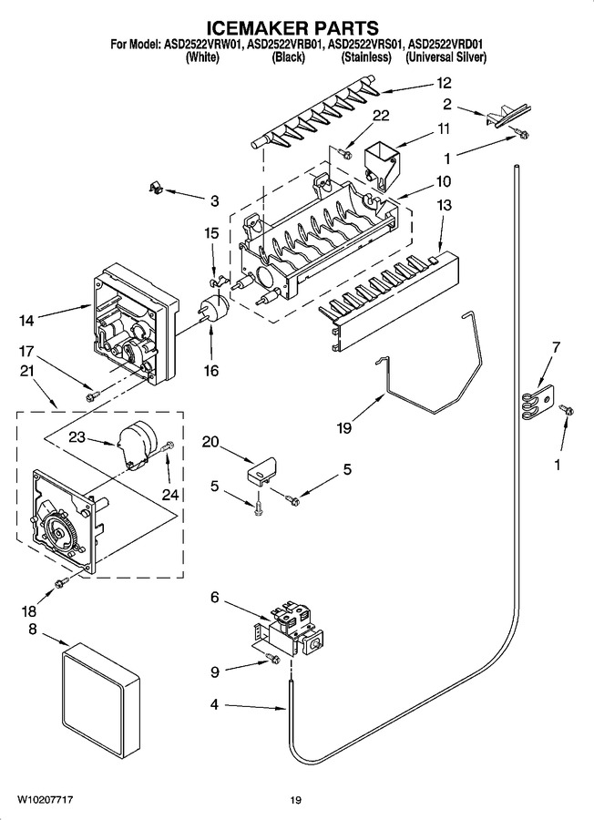Diagram for ASD2522VRD01