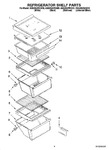 Diagram for 03 - Refrigerator Shelf Parts