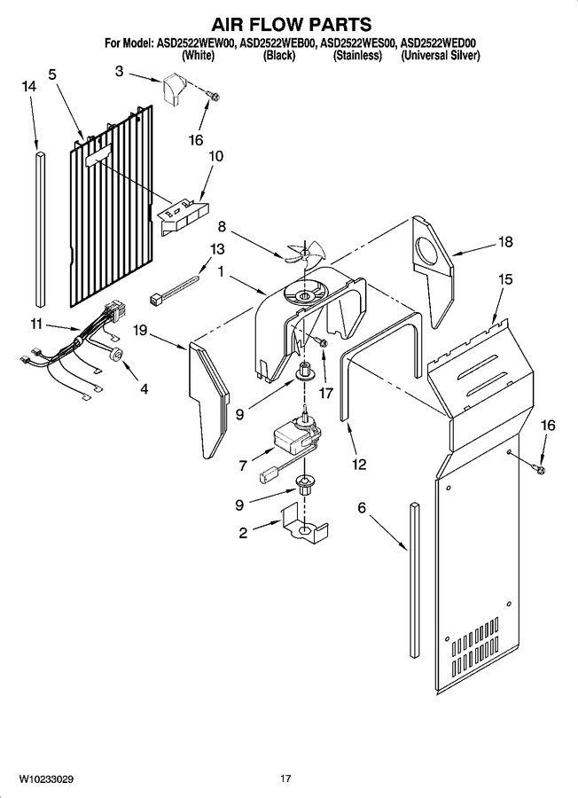 Diagram for ASD2522WES00