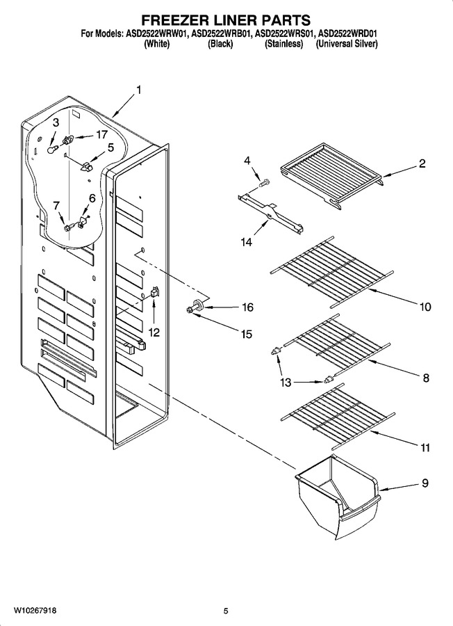 Diagram for ASD2522WRW01