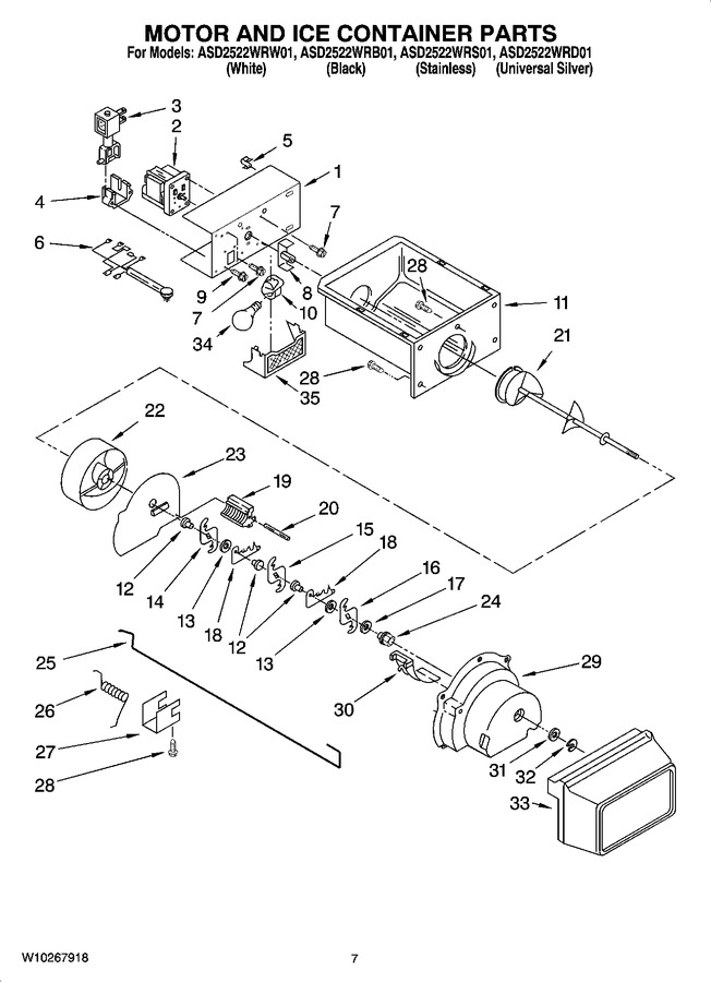 Diagram for ASD2522WRW01