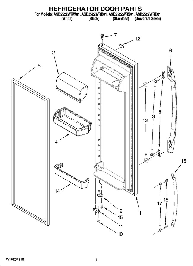 Diagram for ASD2522WRW01