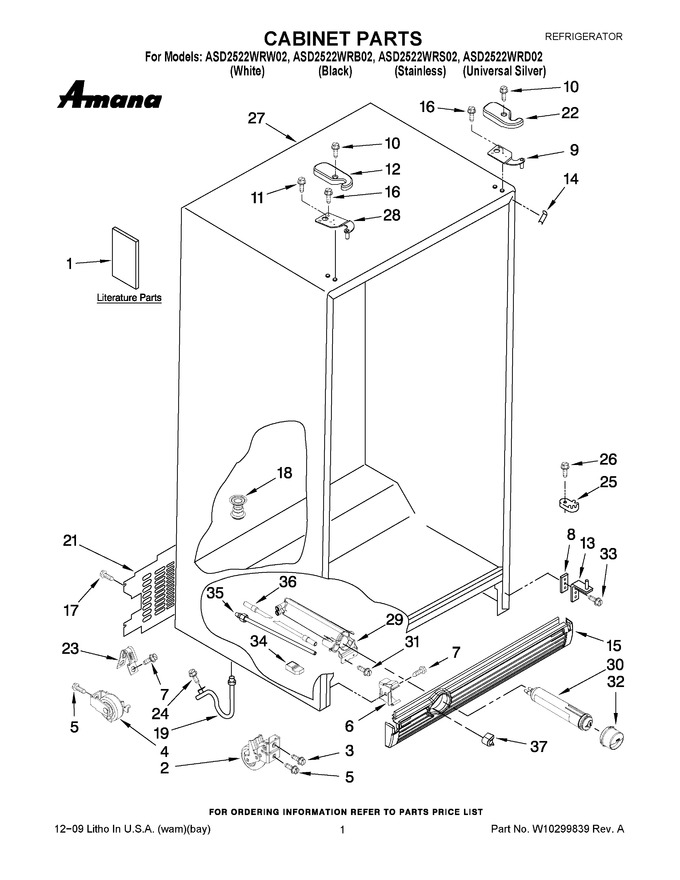 Diagram for ASD2522WRW02