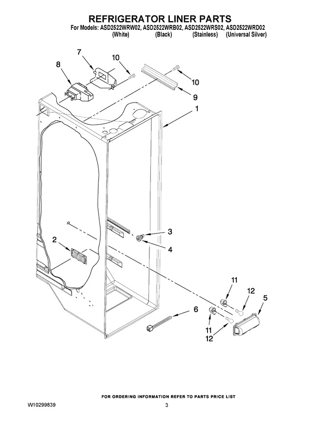 Diagram for ASD2522WRW02