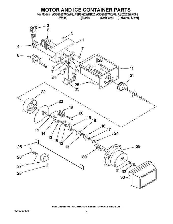 Diagram for ASD2522WRW02