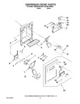 Diagram for 08 - Dispenser Front Parts
