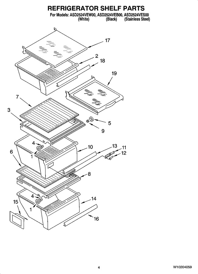 Diagram for ASD2524VEW00