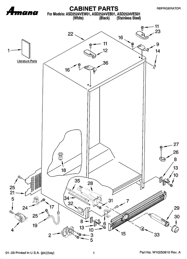 Diagram for ASD2524VEW01