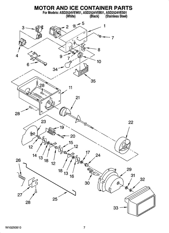 Diagram for ASD2524VEW01