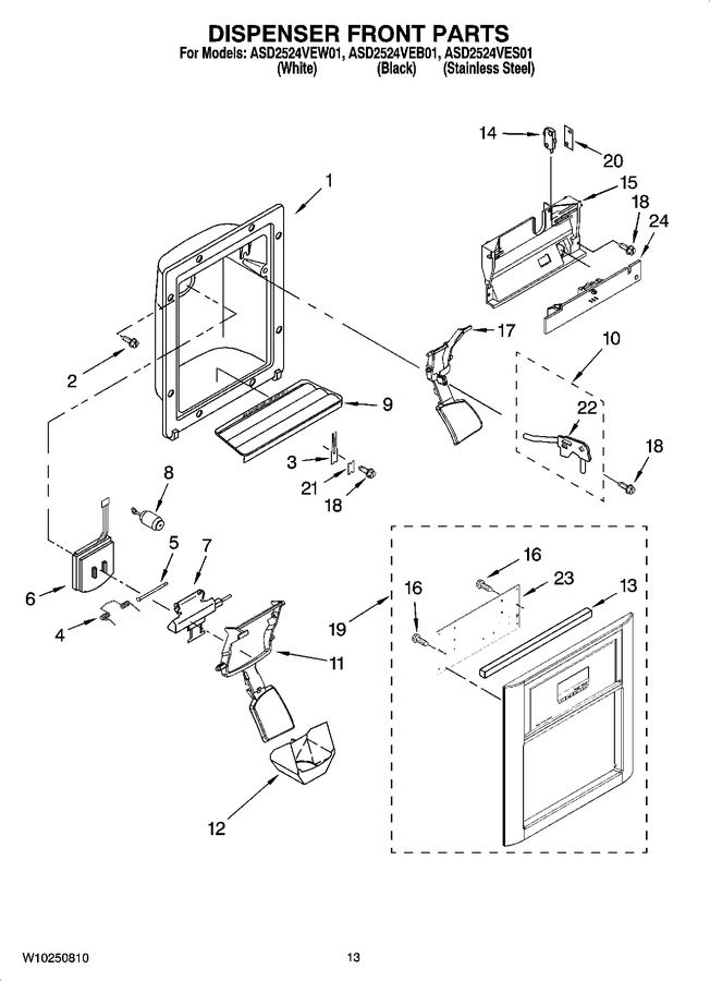 Diagram for ASD2524VEW01