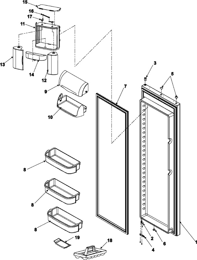Diagram for ASD2625KES