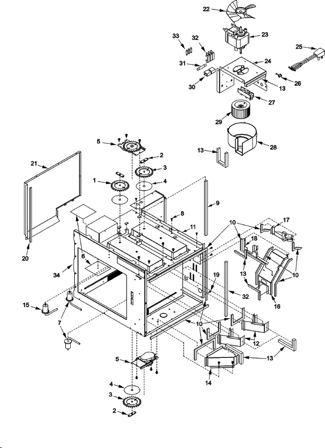 Diagram for WDYRC22 (BOM: P1331407M)