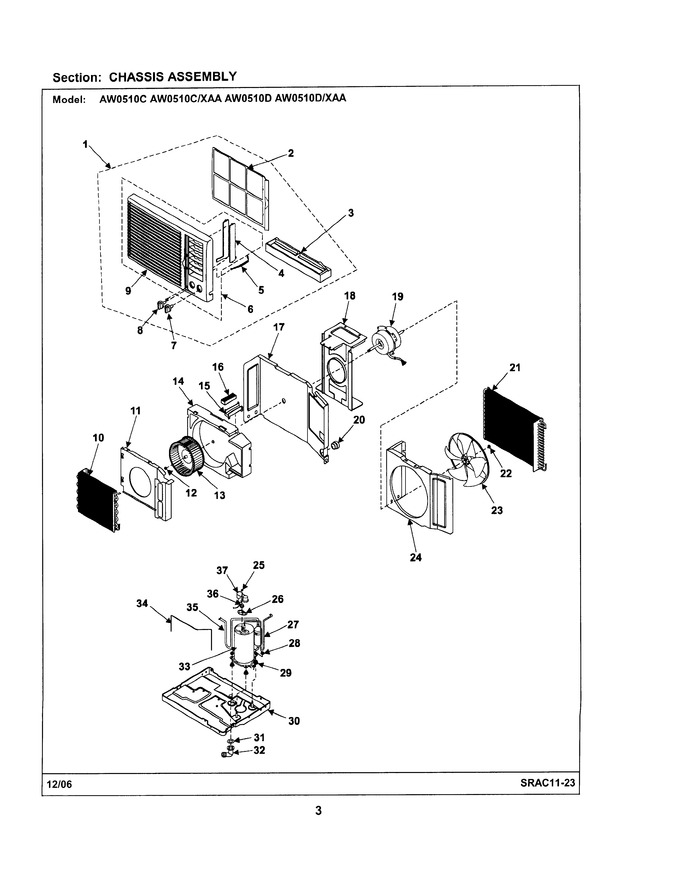 Diagram for AW0510D/XAA