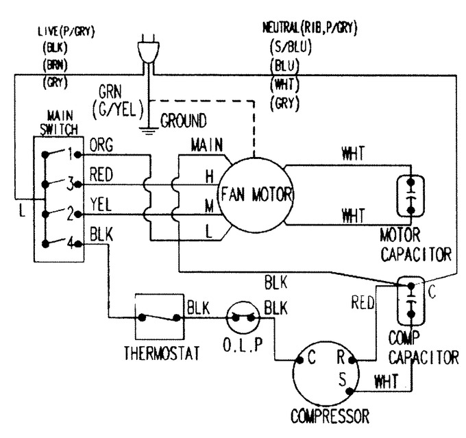 Diagram for AW1400A/XAA