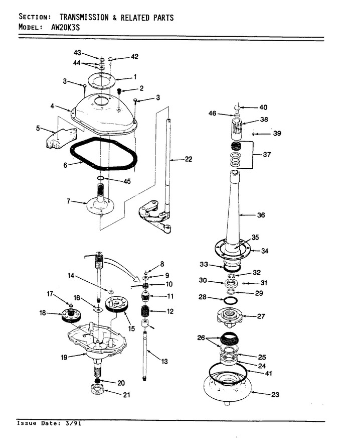 Diagram for AW20K3WS