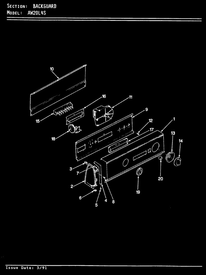 Diagram for AW20L4AS