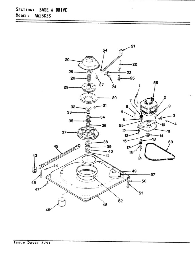 Diagram for AW25K3WS