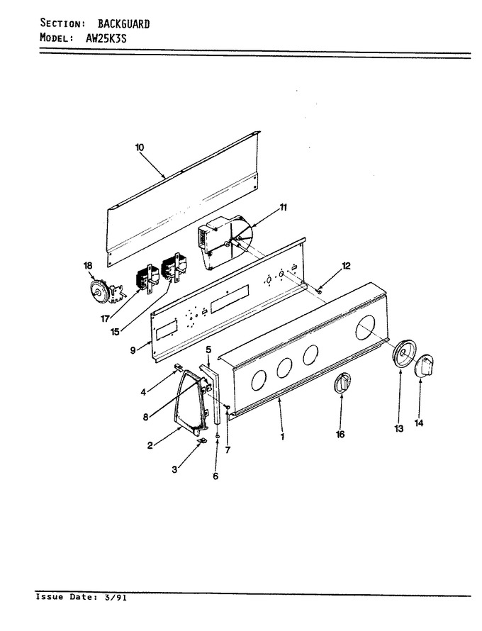 Diagram for AW25K3WS