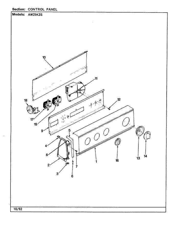 Diagram for AW25K3WS