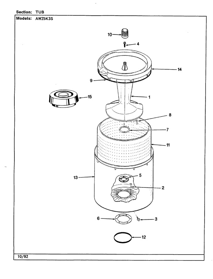 Diagram for AW25K3WS
