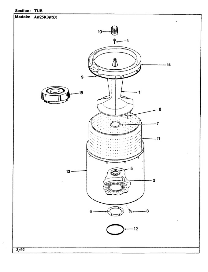 Diagram for AW25K3WSX