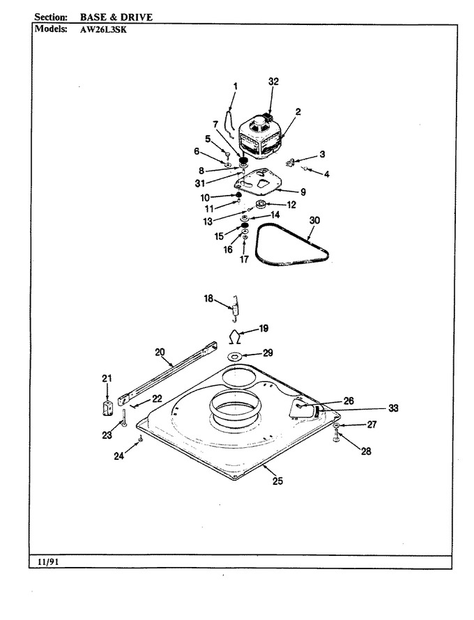 Diagram for AW26L3WSK