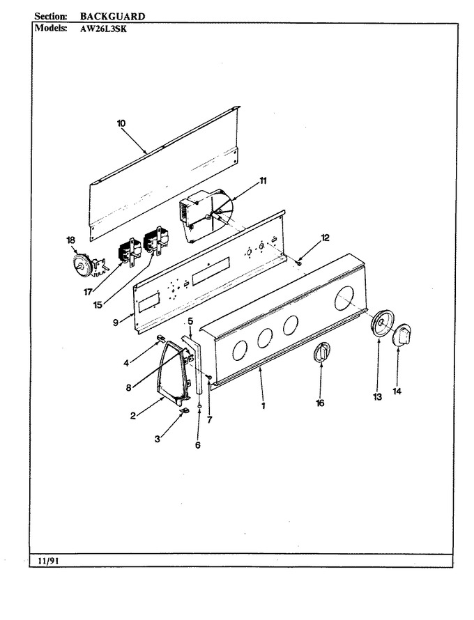 Diagram for AW26L3WSK