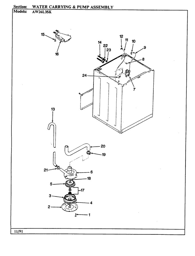 Diagram for AW26L3WSK
