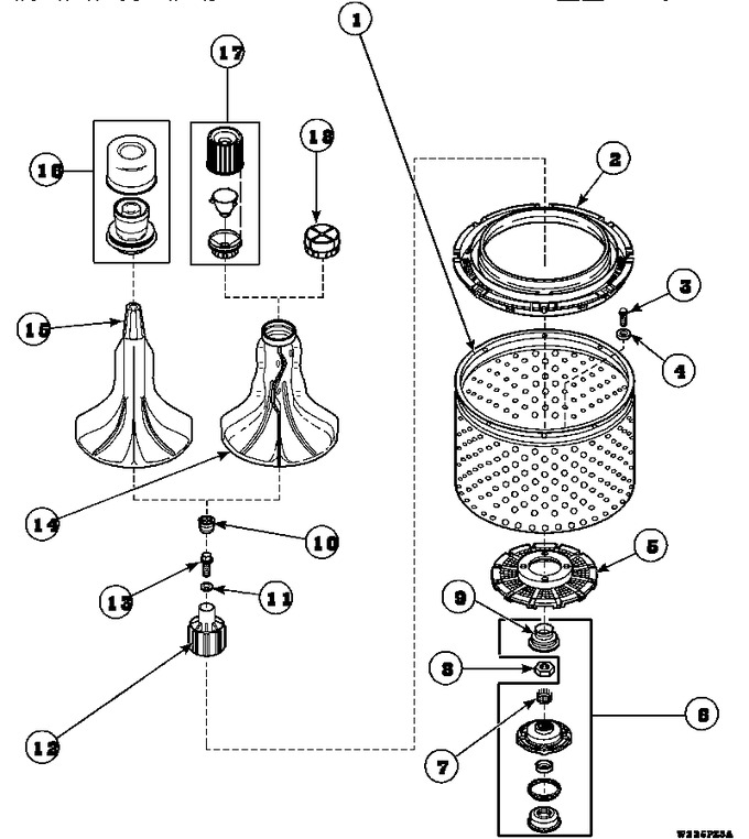 Diagram for AWM190W2 (BOM: PAWM190W2)