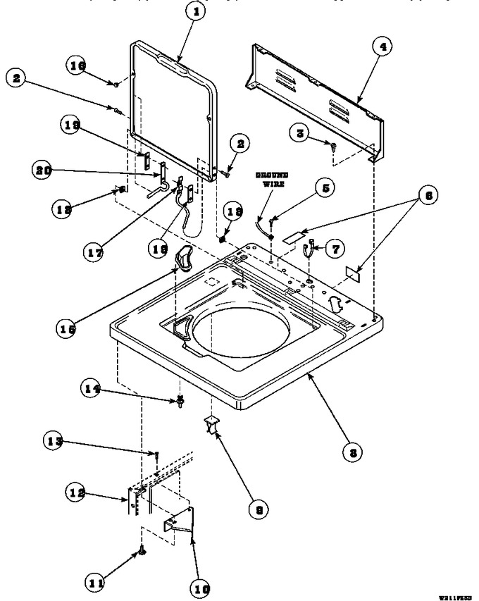 Diagram for AWM190W2 (BOM: PAWM190W2)