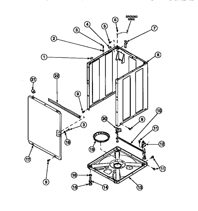 Diagram for AWM270W2 (BOM: PAWM270W2)