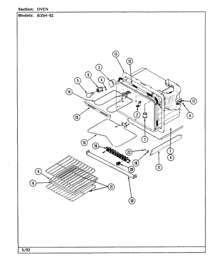 Diagram for B35HA-92X-ON