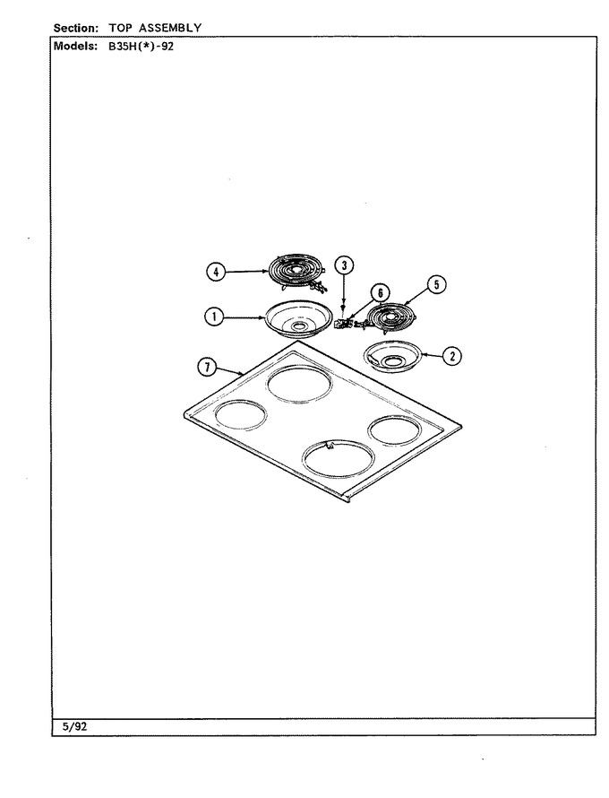 Diagram for B35HN-92X-ON
