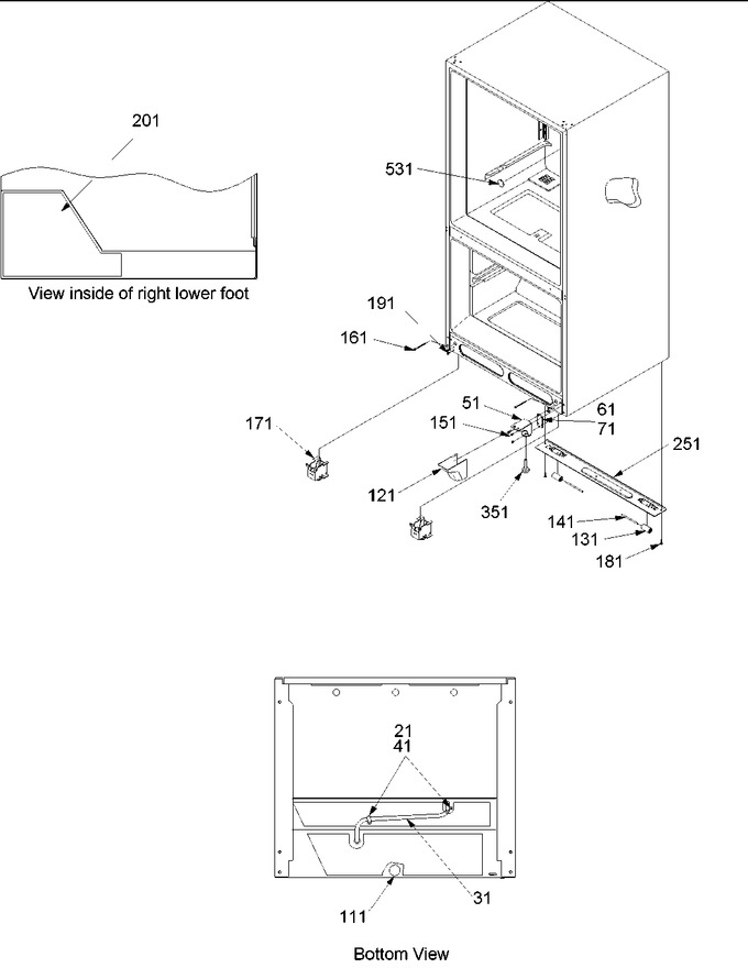 Diagram for BG21VC (BOM: P1325001W C)