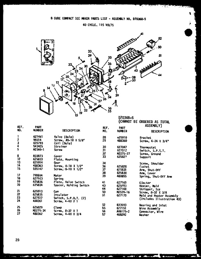 Diagram for BCI20D (BOM: P6023524W)