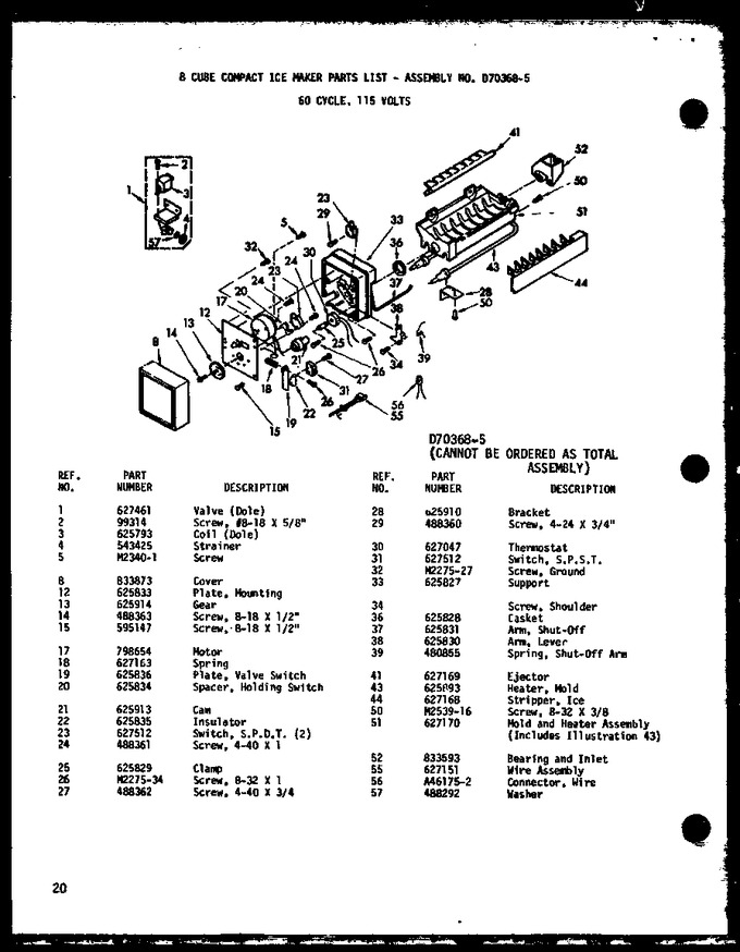 Diagram for BCI20EA (BOM: P747024WA)