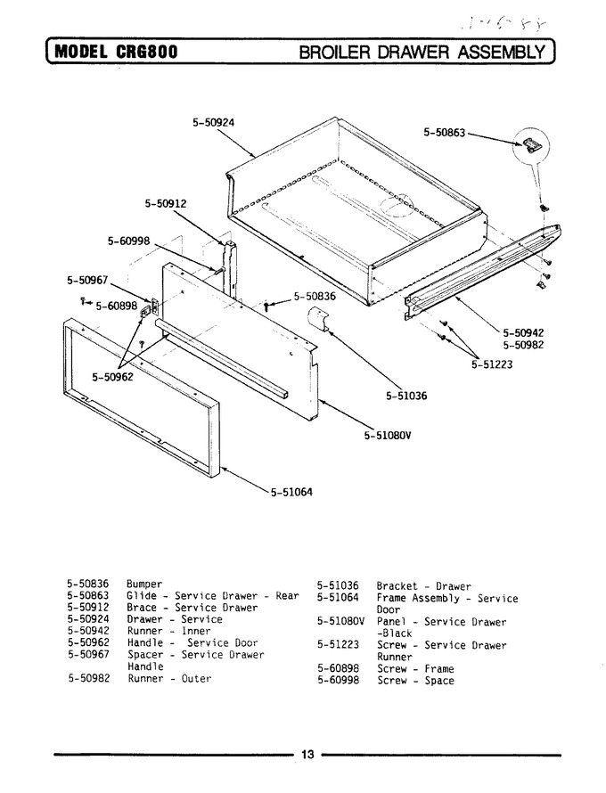 Diagram for CRG800