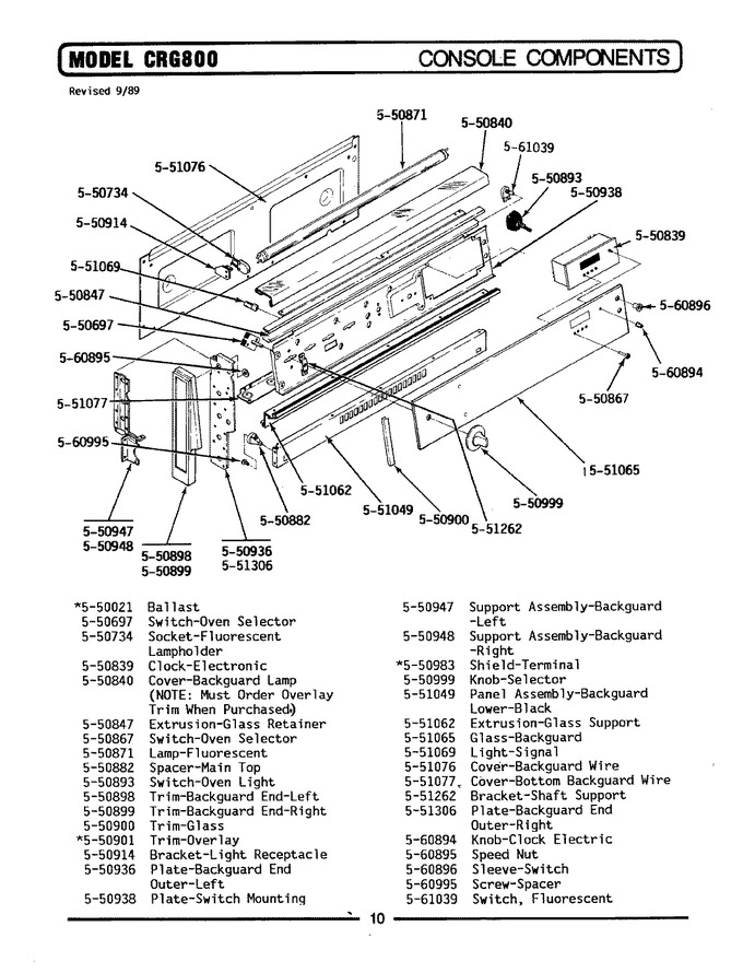 Diagram for BCRG800