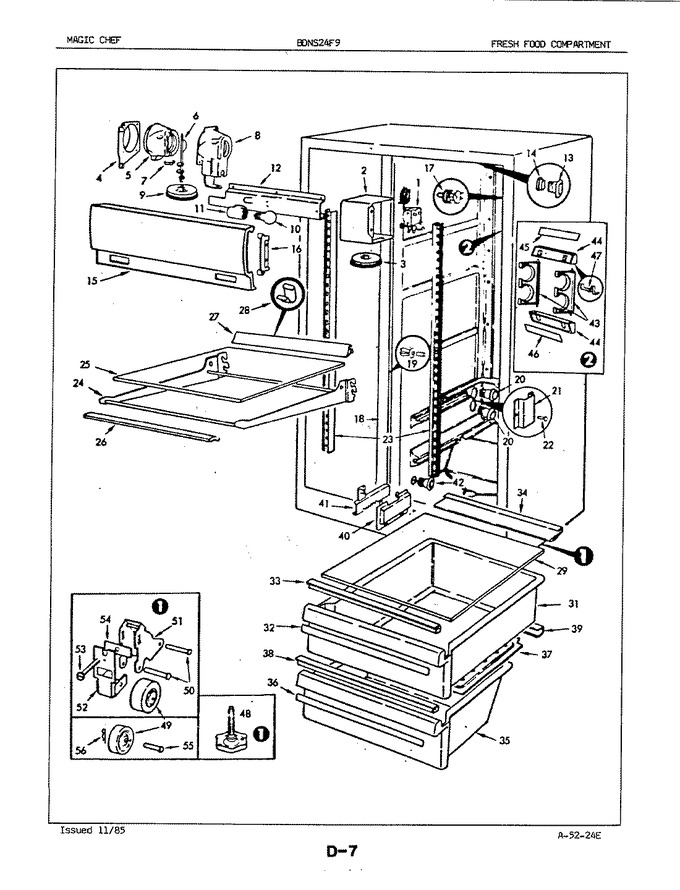 Diagram for BDNS24F9H (BOM: 5L56A)