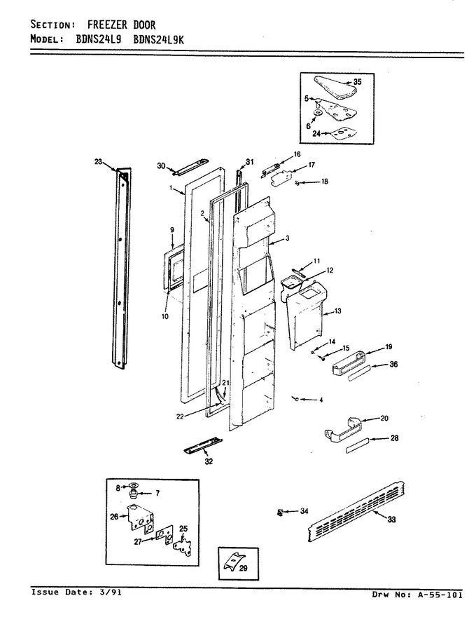 Diagram for BDNS24L9A (BOM: BN91A)
