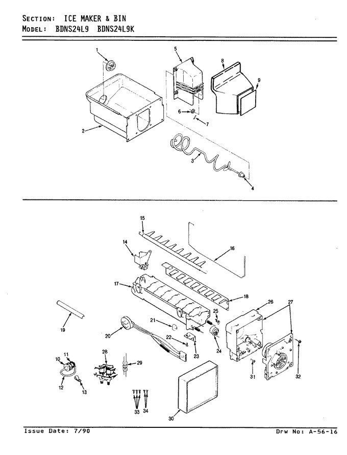 Diagram for BDNS24L9 (BOM: AN92A)