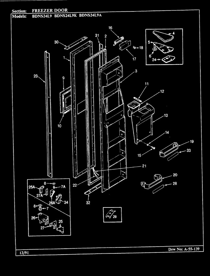 Diagram for BDNS24L9K (BOM: BU85A)