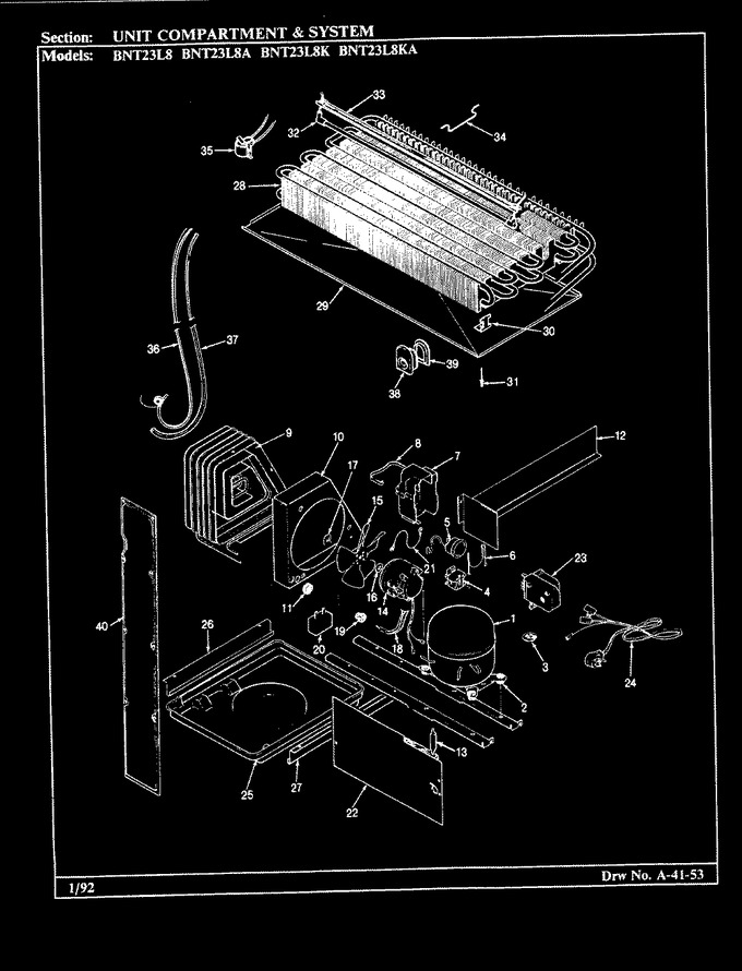 Diagram for BDNS24L9A (BOM: BU85A)