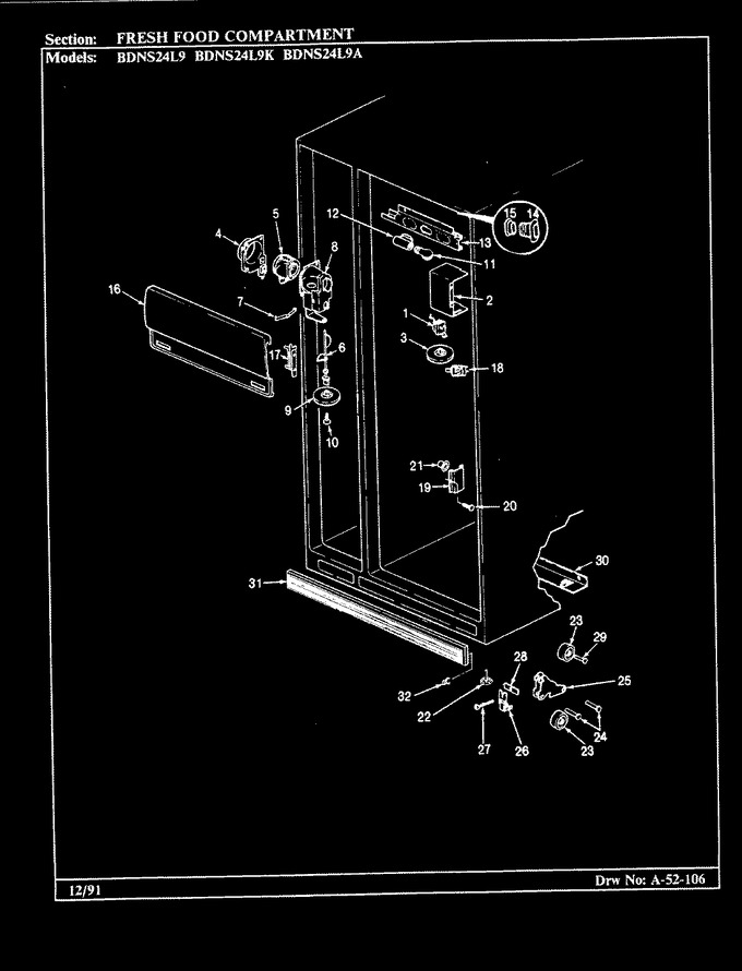 Diagram for BDNS24L9A (BOM: BU85A)