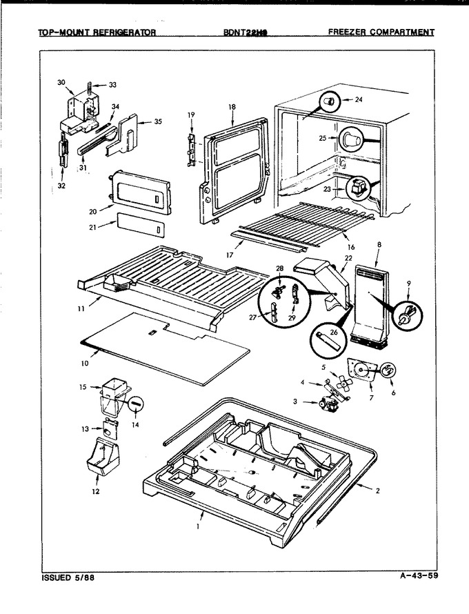 Diagram for BDNT22H9H (BOM: 7B22A)