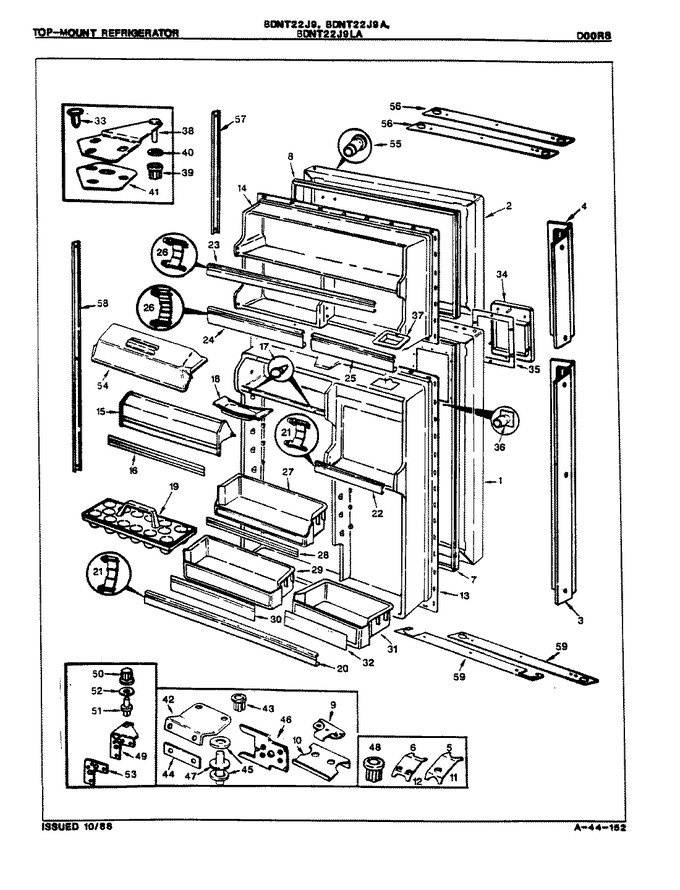 Diagram for BDNT22J9LA (BOM: 8B16B)