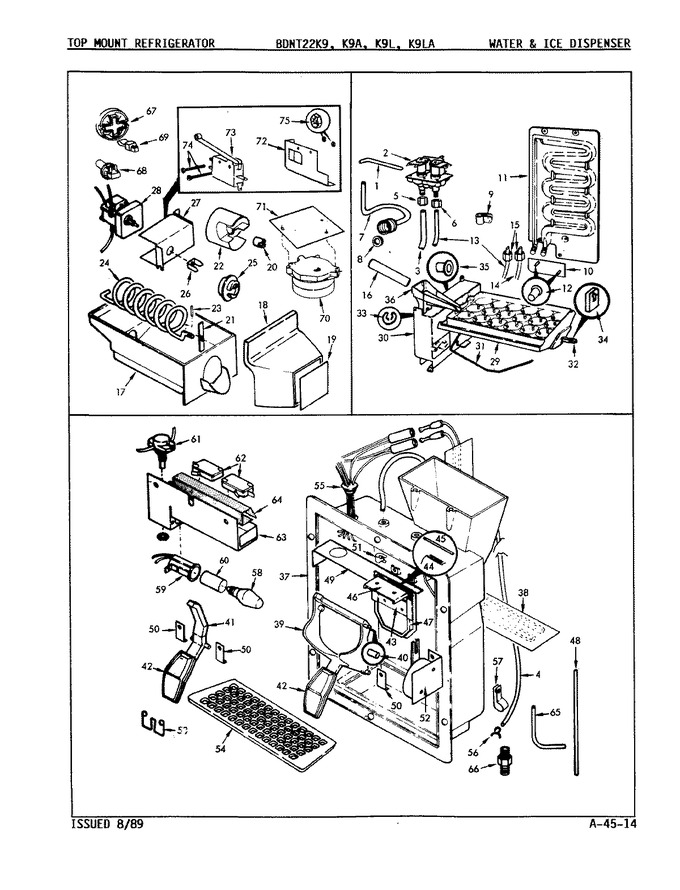 Diagram for BDNT22K9A (BOM: 9A57A)