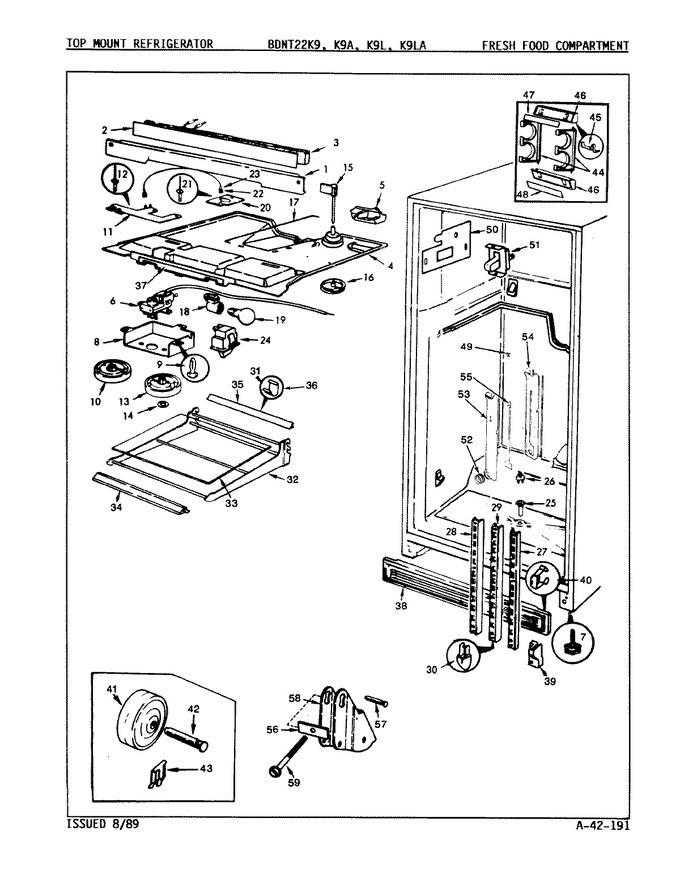 Diagram for BDNT22K9LA (BOM: 9A58A)