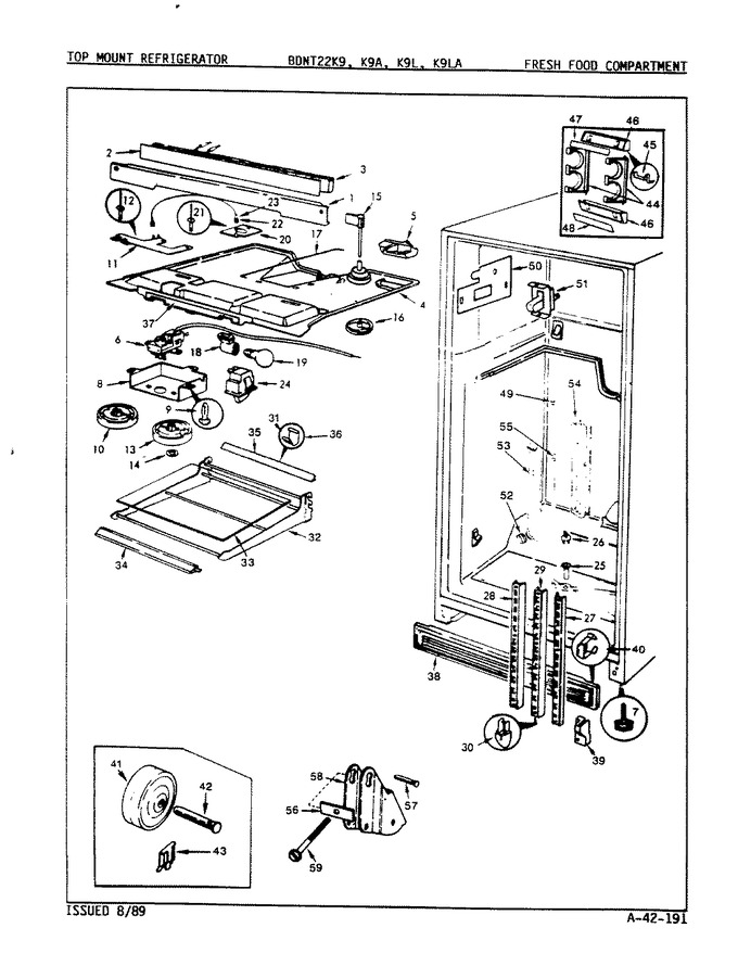 Diagram for BDNT22K9LA (BOM: 9A58B)