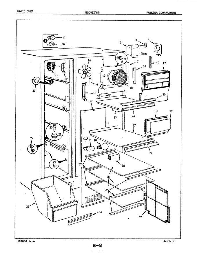 Diagram for BICNS24D9H (BOM: 4L45B)